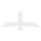 Ekena Millwork Bellingham Architectural Grade PVC Gable Bracket, 60"W x 25"H x 4"D x 6"F, 10/12 Pitch GBP060X25X0406BEL00 - alternate 3